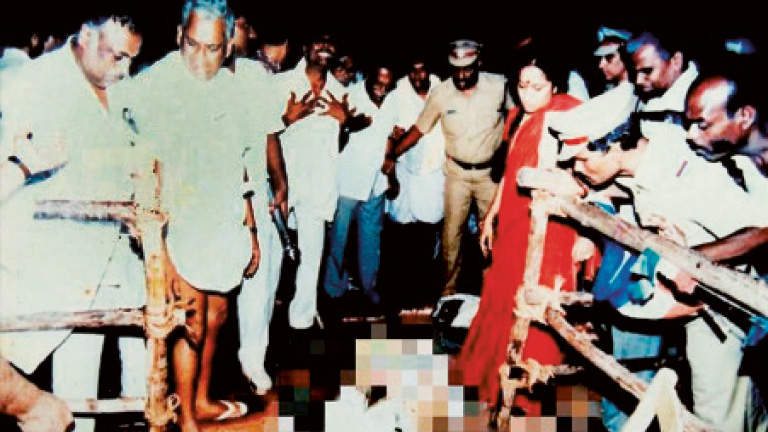 രാജീവ്‌ ഗാന്ധി കൊല്ലപ്പെട്ട ശ്രീപെരുംപുത്തൂർ ദുരന്തം 